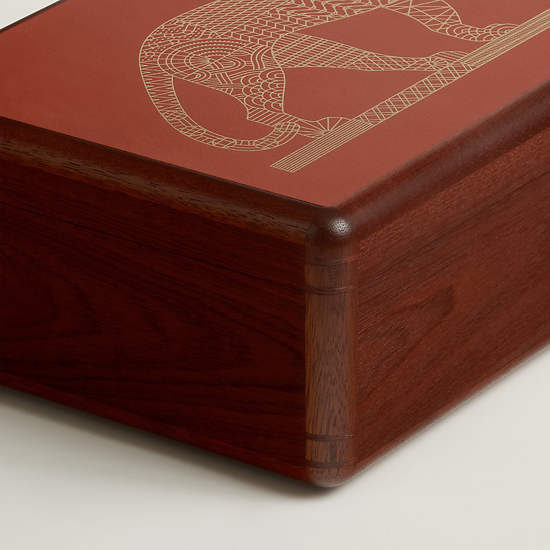Casaque Panthera Deco watch box | Hermès USA